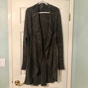 Apt. 9 gray waterfall cardigan XL